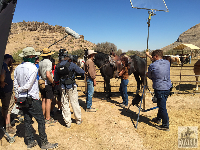 Filming for Mar Rashid's movie Out of the Wild at Cowboy Trail Rides