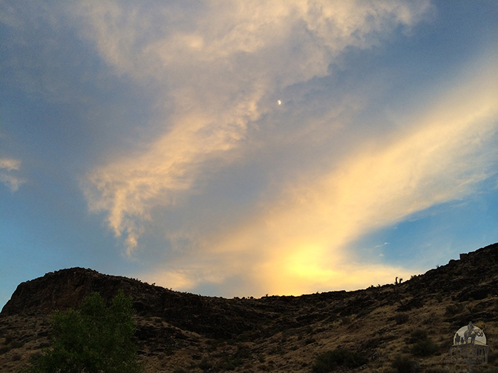 Cowboy Trail Rides - Evening clouds